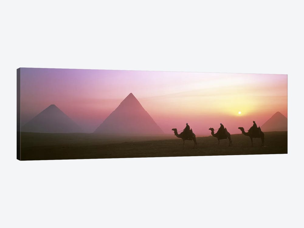 Giza Pyramids Egypt by Panoramic Images 1-piece Canvas Artwork