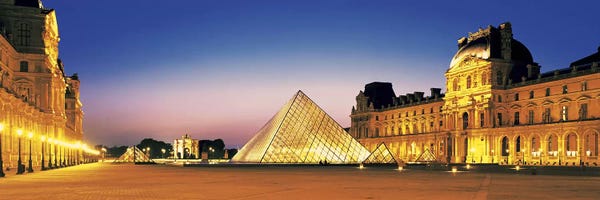 Paris Photography: Louvre Paris France by Panoramic Images