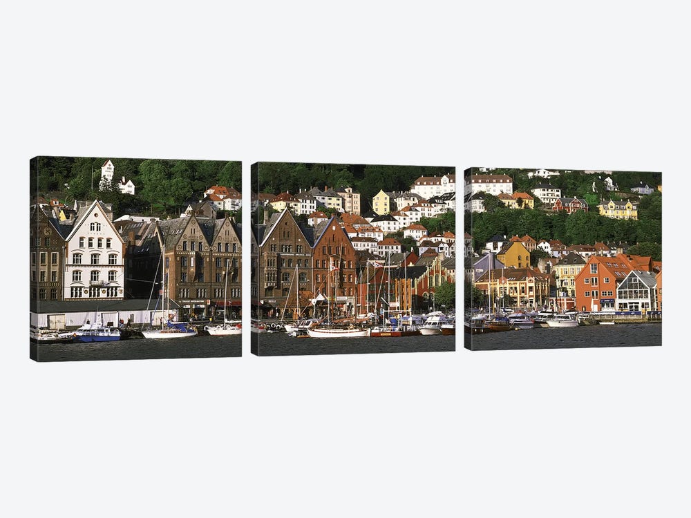 Bergen Norway by Panoramic Images 3-piece Canvas Art