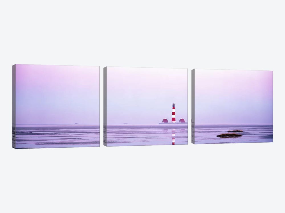Lighthouse Westerhever North Sea Germany by Panoramic Images 3-piece Art Print