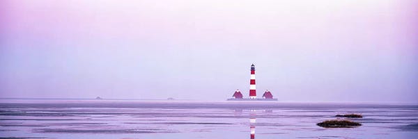 Lighthouse Westerhever North Sea Germany