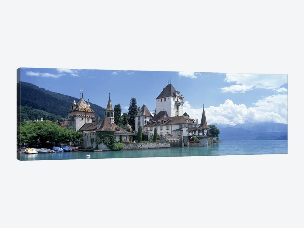 Oberhofen Castle Lake Thuner Switzerland by Panoramic Images 1-piece Canvas Art Print