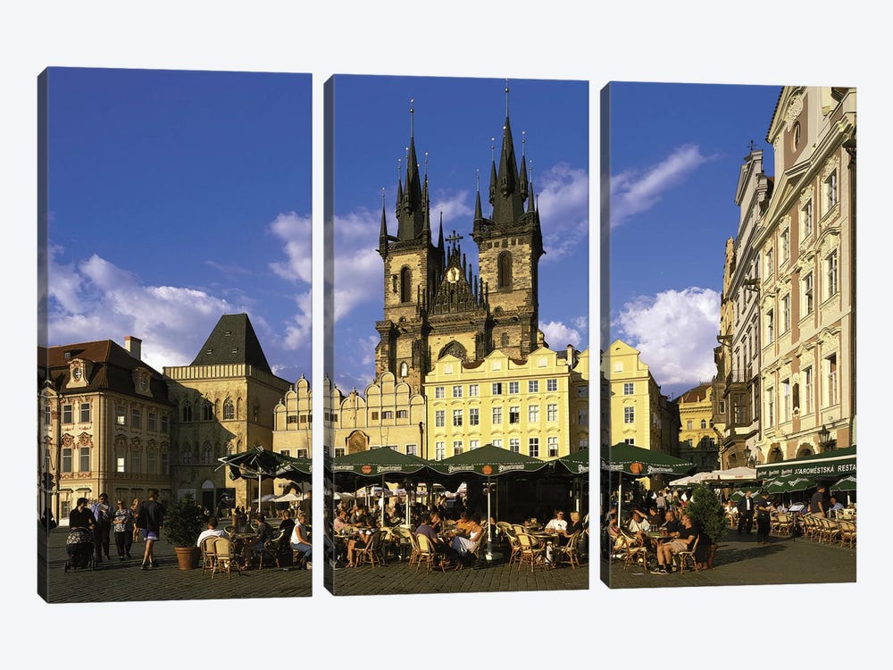 Prague Czech Republic by Panoramic Images 3-piece Canvas Art