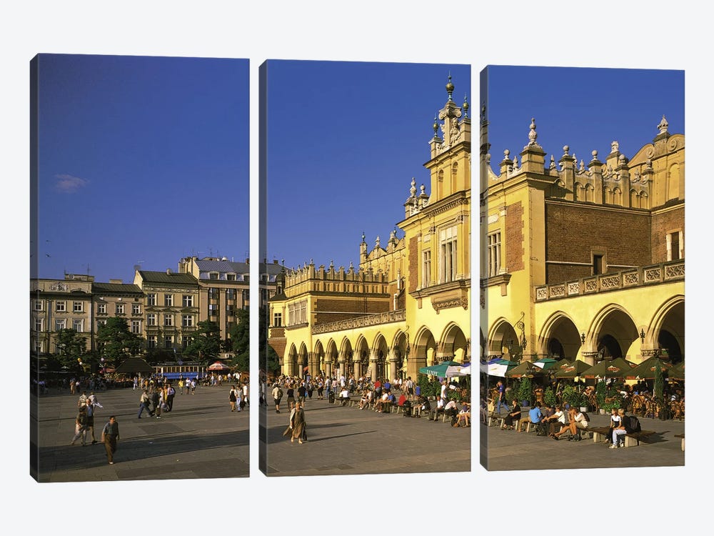 Cracow Poland by Panoramic Images 3-piece Canvas Print