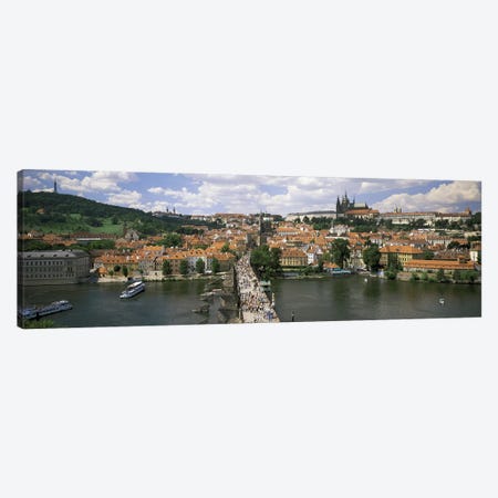 Charles Bridge Prague Czech Republic Canvas Print #PIM2767} by Panoramic Images Canvas Art Print
