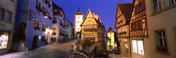 Bavaria: Plönlein (Little Square), Rothenburg ob der Tauber, Bavaria, Germany by Panoramic Images