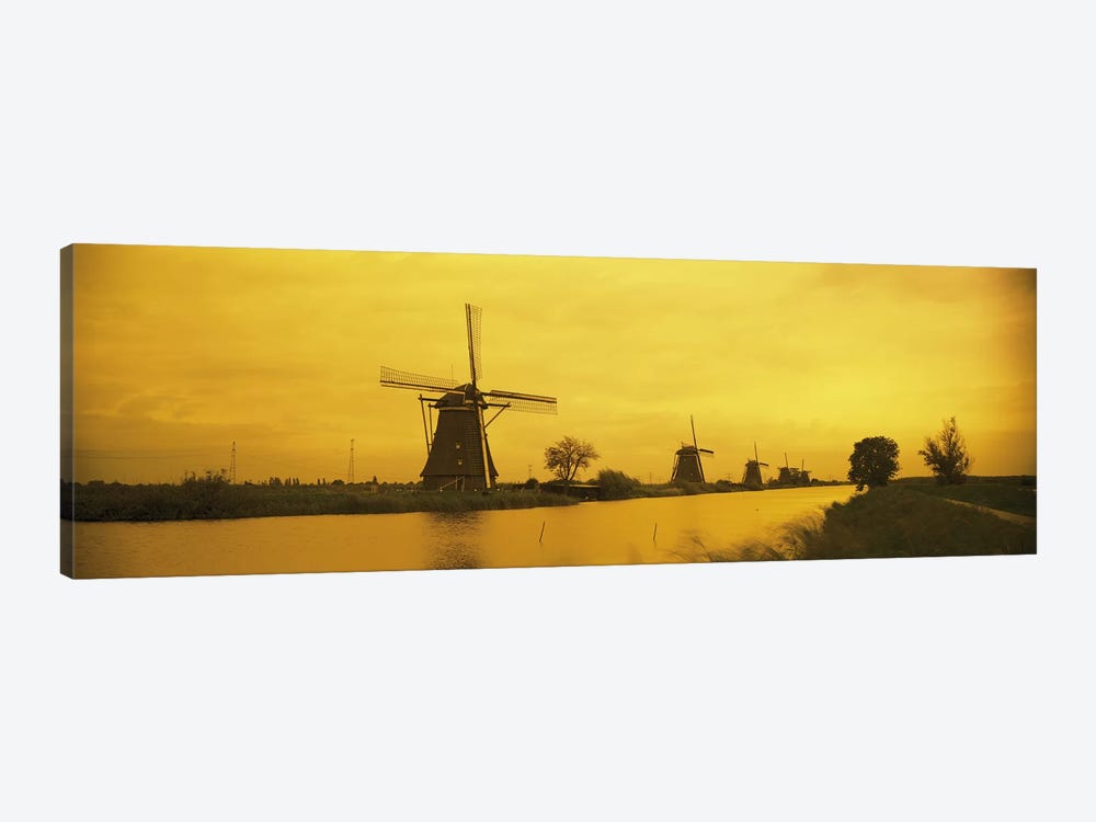 Windmills Netherlands #2 by Panoramic Images 1-piece Canvas Wall Art