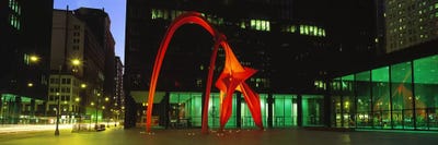 Alexander Calder's Flamingo, Chicago, Illinois, USA by Panoramic Images canvas print