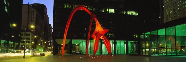 Alexander Calder's Flamingo, Chicago, Illinois, USA