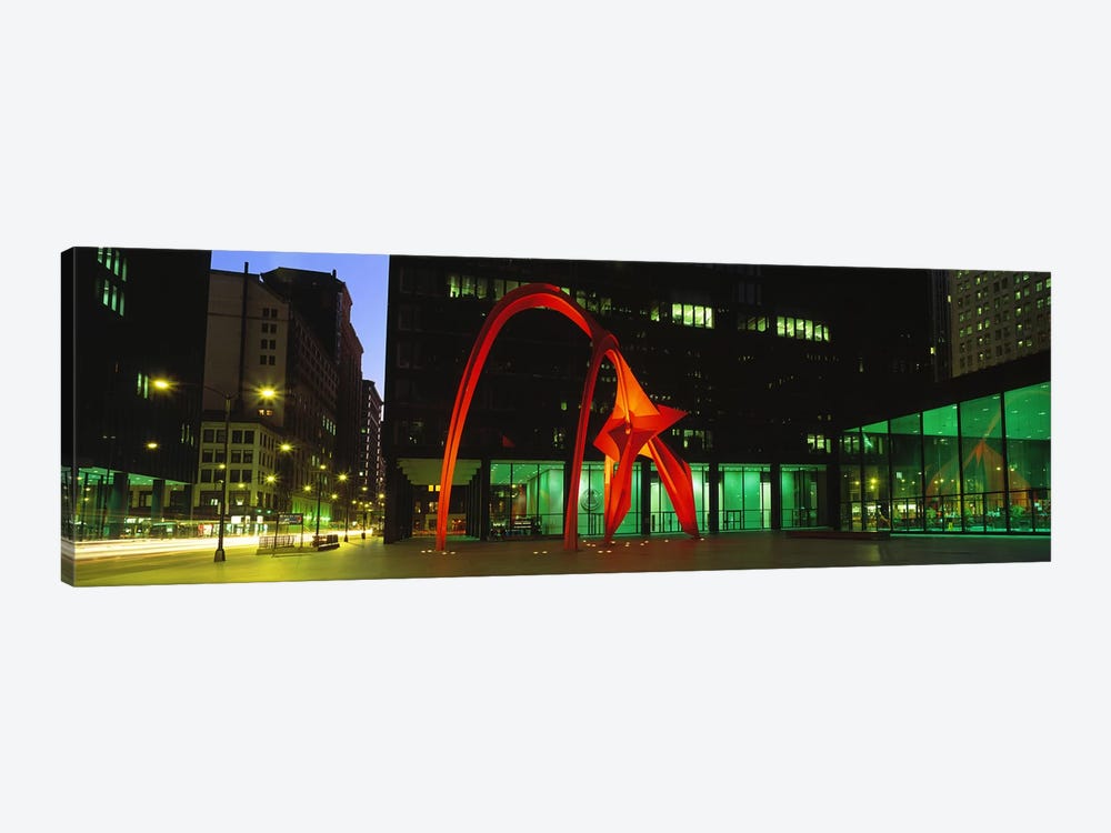 Alexander Calder's Flamingo, Chicago, Illinois, USA by Panoramic Images 1-piece Canvas Print