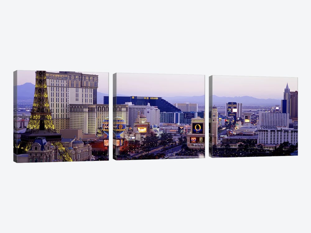 Las Vegas NV USA by Panoramic Images 3-piece Canvas Wall Art