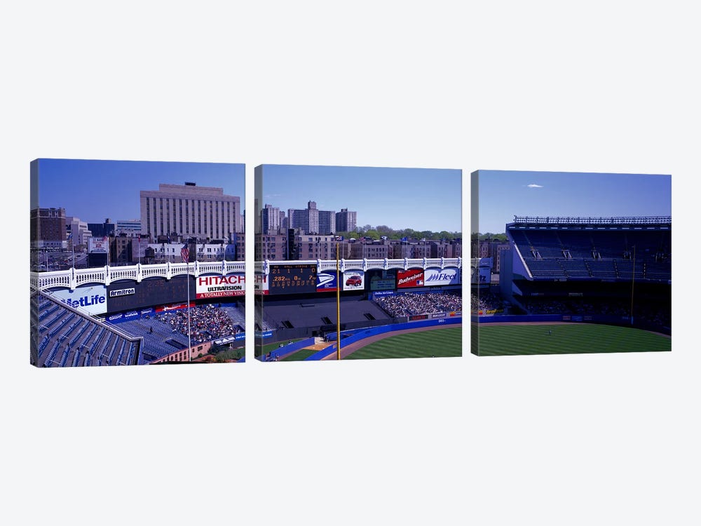 Yankee Stadium NY USA by Panoramic Images 3-piece Canvas Artwork