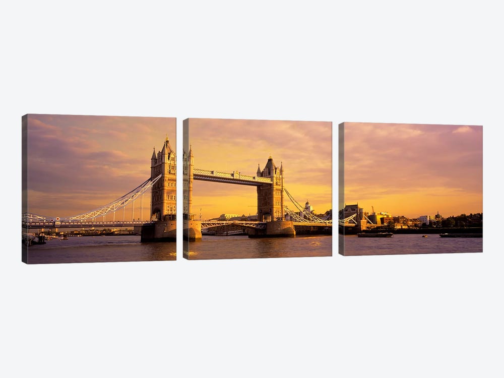 Tower Bridge London England by Panoramic Images 3-piece Canvas Print