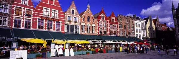 Belgium: Street Scene Brugge Belgium by Panoramic Images