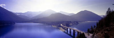 Canvas Print: Bridge Sylvenstein Lake Germany by Panoramic Images - thumbnail