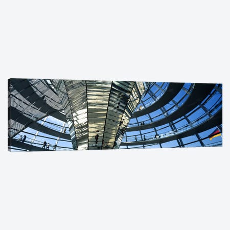Glass Dome Reichstag Berlin Germany Canvas Print #PIM2782} by Panoramic Images Canvas Art