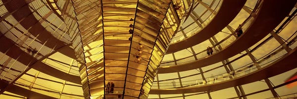 Berlin: Glass Dome Reichstag Berlin Germany by Panoramic Images
