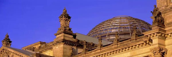 Domes: Glass Dome Reichstag Berlin Germany #2 by Panoramic Images