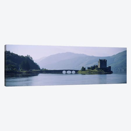 Castle at the lakesideEilean Donan Castle, Loch Duich, Highlands Region, Scotland Canvas Print #PIM2791} by Panoramic Images Art Print