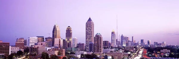 Twilight, Atlanta, Georgia, USA