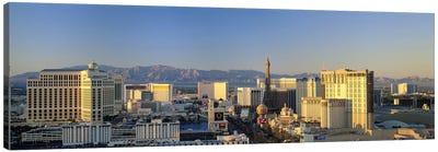High Angle View Of Buildings In A City, Las Vegas, Nevada, USA #2 Canvas Art Print - Nevada Art