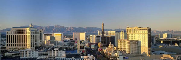 Las Vegas: High Angle View Of Buildings In A City, Las Vegas, Nevada, USA #2 by Panoramic Images