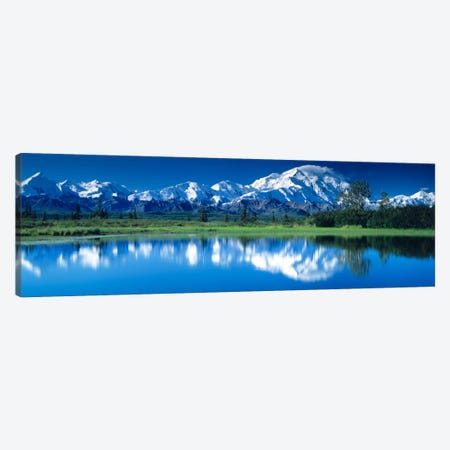 Mt McKinley and Wonder Lake Denali National Park AK Canvas Print #PIM279} by Panoramic Images Art Print