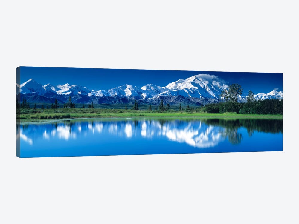 Mt McKinley and Wonder Lake Denali National Park AK by Panoramic Images 1-piece Art Print