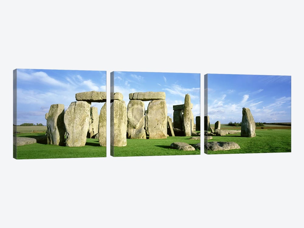 Stonehenge, Wiltshire, England, United Kingdom by Panoramic Images 3-piece Canvas Artwork
