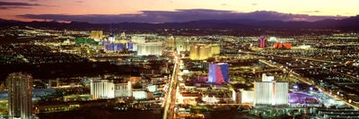 The StripLas Vegas Nevada, USA by Panoramic Images canvas print
