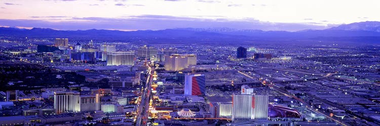 Dusk The Strip Las Vegas NV USA by Panoramic Images wall art