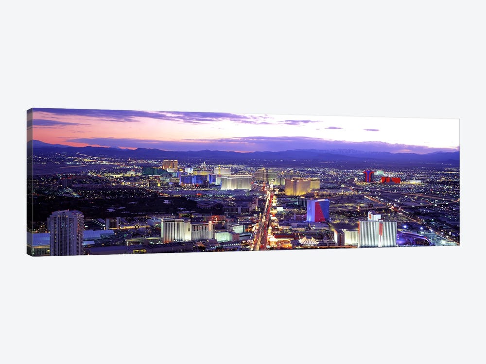 Dusk Las Vegas NV USA by Panoramic Images 1-piece Canvas Artwork