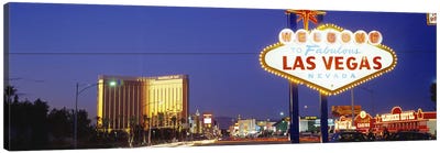 Las Vegas Sign, Las Vegas Nevada, USA Canvas Art Print - Gambling Art