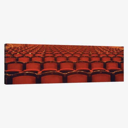 Ground Floor Seating In Zoom, National Theatre (Narodni Divadlo), Prague, Czech Republic Canvas Print #PIM2818} by Panoramic Images Canvas Wall Art