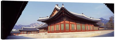 Courtyard of a palaceKyongbok Palace, Seoul, South Korea, Korea Canvas Art Print - Seoul