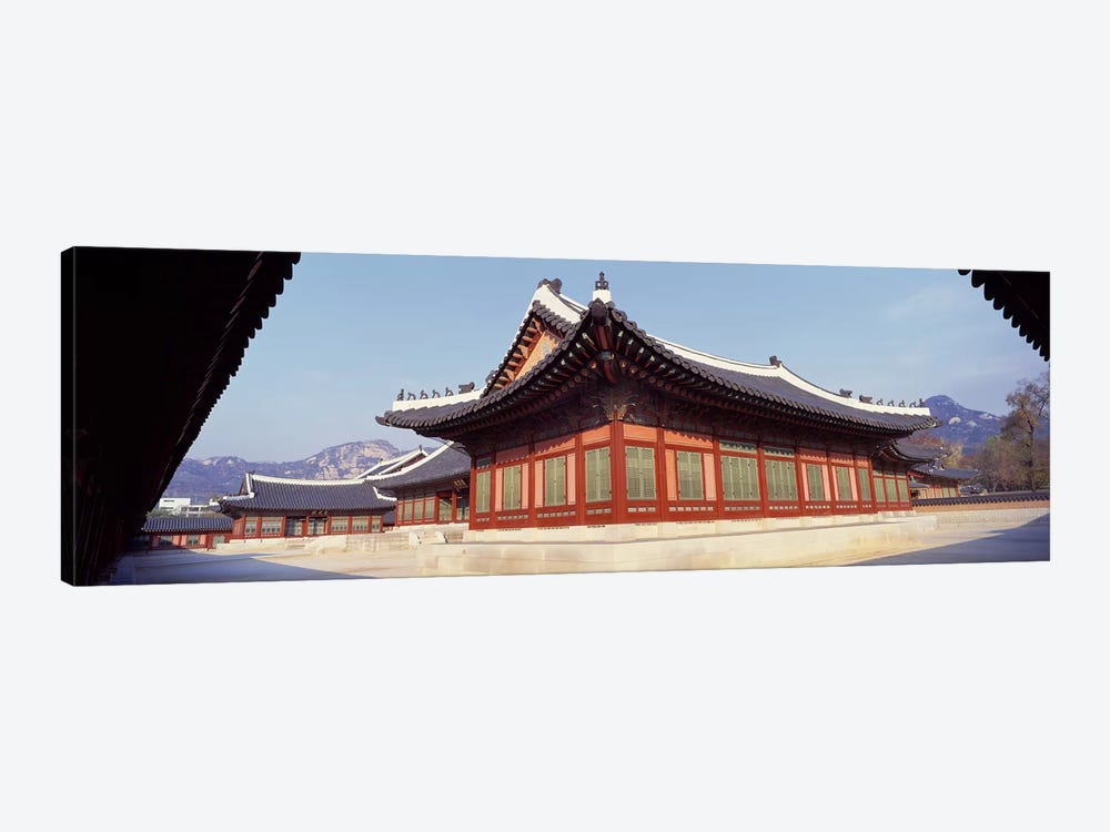 Courtyard of a palaceKyongbok Palace, Seoul, South Korea, Korea by Panoramic Images 1-piece Canvas Print