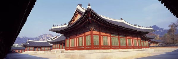 South Korea: Courtyard of a palaceKyongbok Palace, Seoul, South Korea, Korea by Panoramic Images
