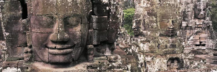 Stone Faces Bayon Angkor Siem Reap Cambodia by Panoramic Images wall art