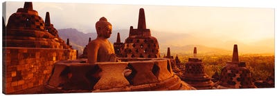 Borobudur Buddhist Temple Java Indonesia Canvas Art Print - Sculpture & Statue Art