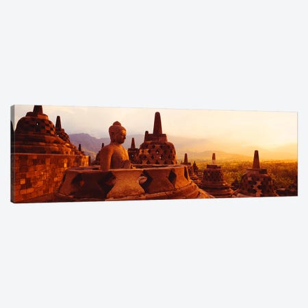Borobudur Buddhist Temple Java Indonesia Canvas Print #PIM2829} by Panoramic Images Canvas Print