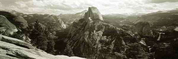 Yosemite National Park: Half Dome In B&W, Yosemite National Park, California, USA by Panoramic Images