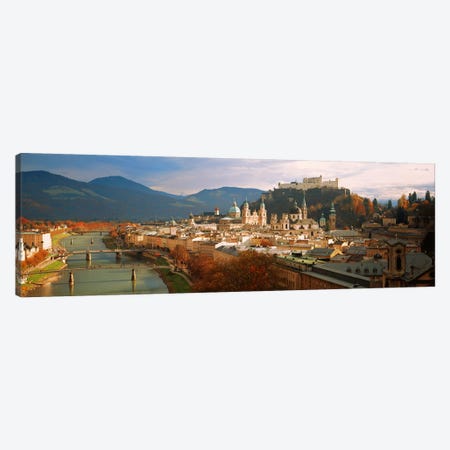 Cityscape Salzburg Austria Canvas Print #PIM2834} by Panoramic Images Canvas Art Print