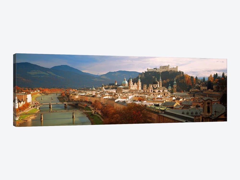 Cityscape Salzburg Austria by Panoramic Images 1-piece Canvas Artwork