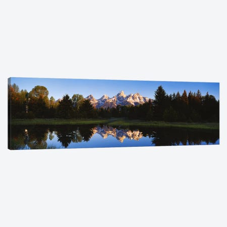 Beaver Pond Grand Teton National Park WY Canvas Print #PIM2835} by Panoramic Images Canvas Art Print