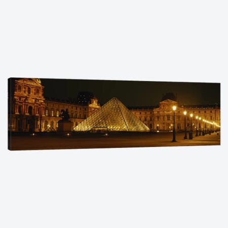 Louvre Paris France Canvas Print #PIM2838} by Panoramic Images Canvas Art