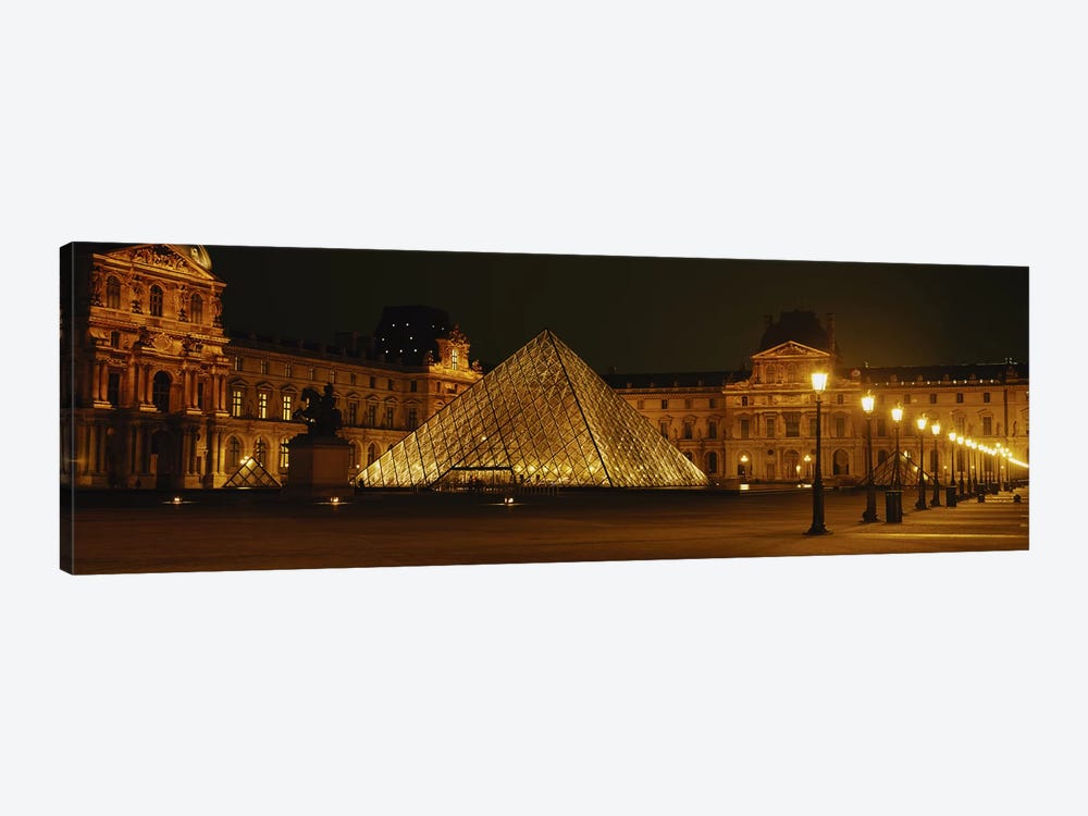 Louvre Paris France by Panoramic Images 1-piece Canvas Art