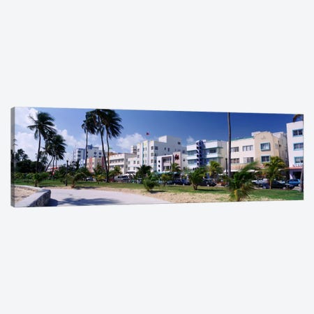 Ocean Drive, South Beach, Miami Beach, Florida, USA Canvas Print #PIM283} by Panoramic Images Canvas Artwork