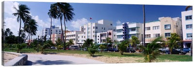 Ocean Drive, South Beach, Miami Beach, Florida, USA Canvas Art Print - Miami Beach