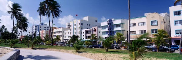 Miami Beach: Ocean Drive, South Beach, Miami Beach, Florida, USA by Panoramic Images