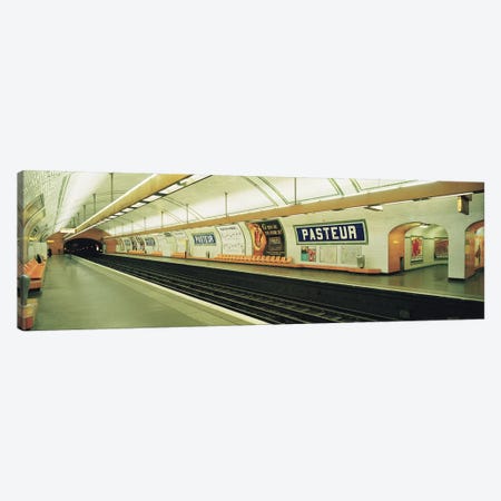 Metro Station, Paris, Ile-de-France, France Canvas Print #PIM2842} by Panoramic Images Canvas Print